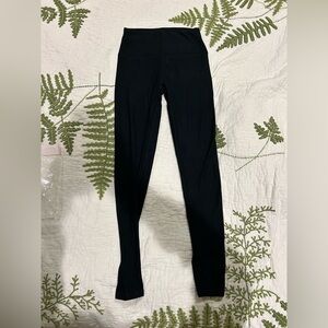 Orvis Fleece Lined Leggings 26” Black size Small